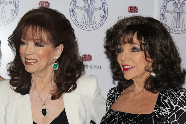 Joan Collins and  Jackie Collins — Stock Photo, Image