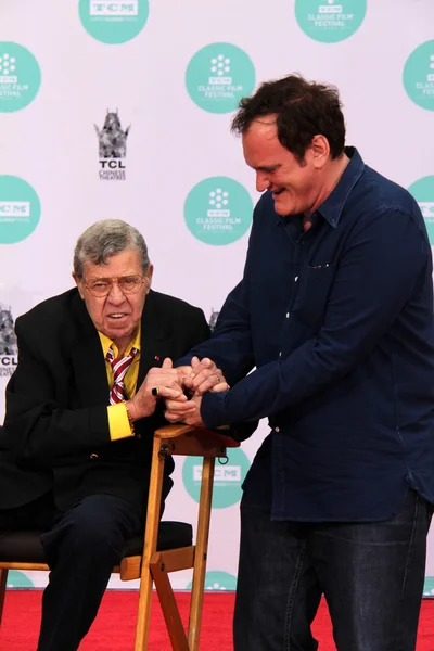 Jerry Lewis dan Quentin Tarantino — Stok Foto