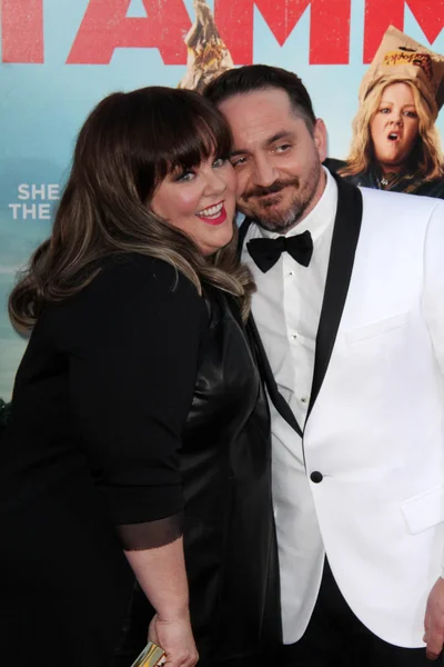 Melissa McCarthy and Ben Falcone — Stock Photo, Image