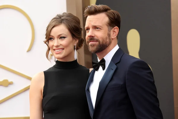 Olivia Wilde, Jason Sudeikis — Stock Fotó