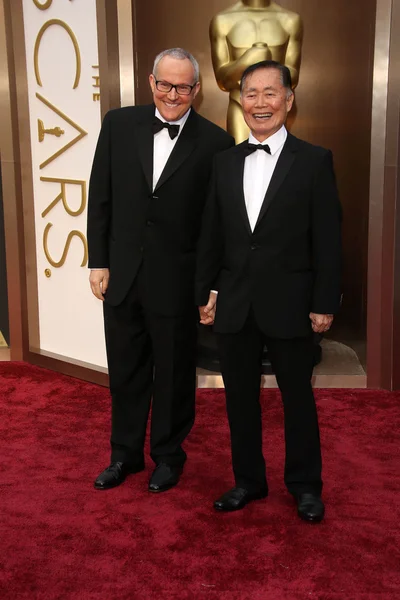 Brad Altman, George Takei — Zdjęcie stockowe