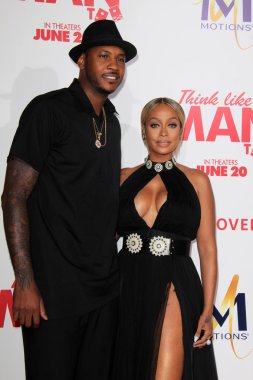 Carmelo Anthony and La La Anthony clipart