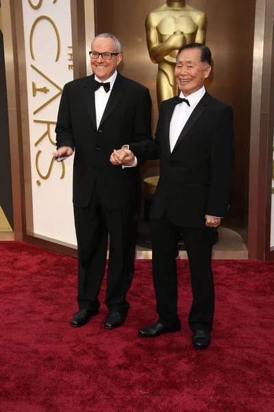 Brad Altman, George Takei — Zdjęcie stockowe