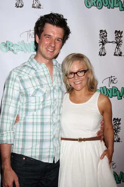 Christian Hable y Rachael Harris — Foto de Stock