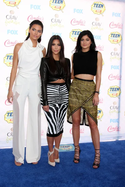 Kylie Jenner, Kendall Jenner, Kim Kardashian — Zdjęcie stockowe