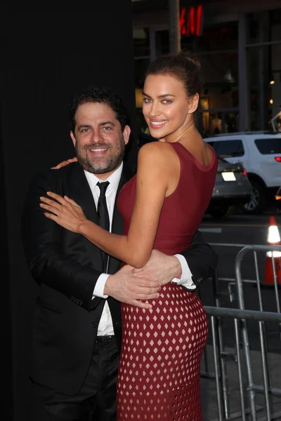 Brett ratner en irina shayk — Stockfoto