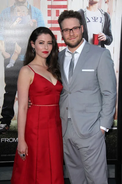 Seth Rogen, Lauren Miller — Stockfoto