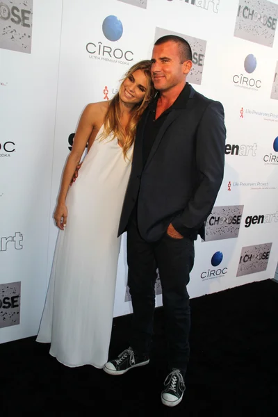 AnnaLynne McCord and  Dominic Purcell — Stock Photo, Image