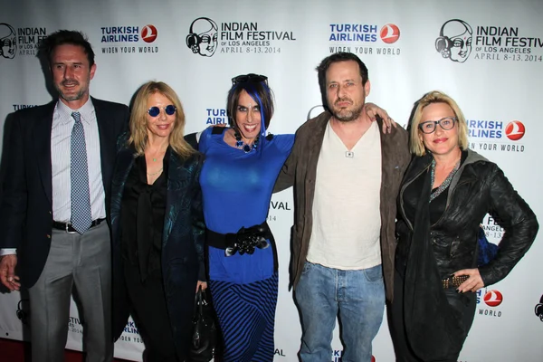 David Arquette, Rosanna Arquette, Alexis Arquette, Richmond Arquette and Patricia Arquette — Stock Photo, Image