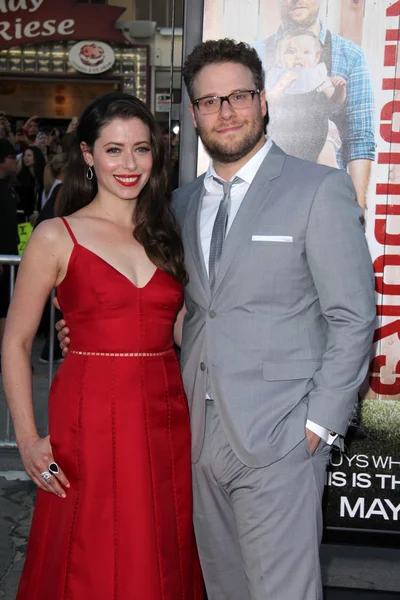 Seth Rogen, Lauren Miller — Stockfoto