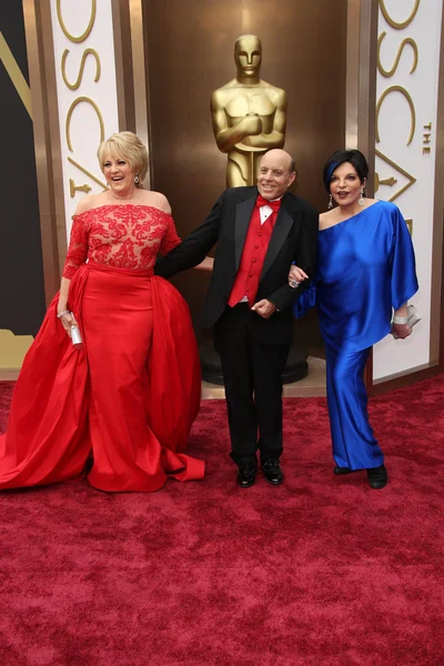 Liza minnelli, lorna luft, joey luft — Foto Stock