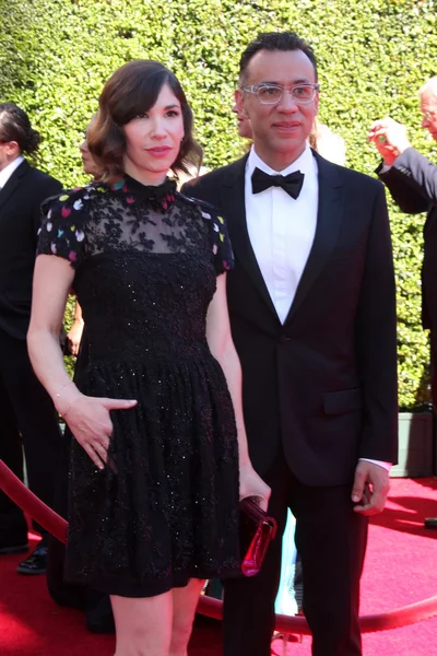 Carrie Brownstein y Fred Armisen — Foto de Stock