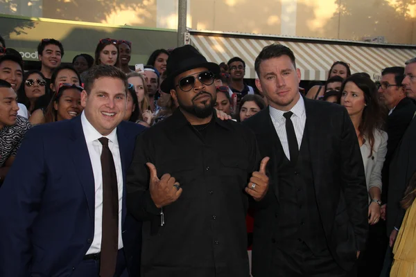 Channing Tatum, Jonah Hill, Cubo de Gelo — Fotografia de Stock