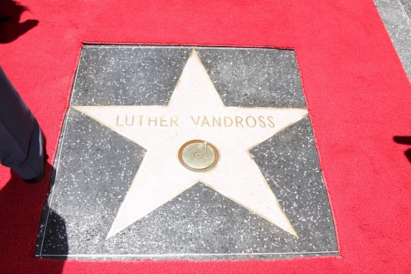Luther vandross wof yıldız — Stok fotoğraf