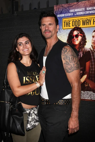 Shawna Craig, Lorenzo Lamas — Stock Photo, Image