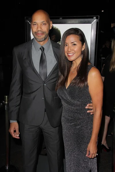 John Ridley and wife — Stock Photo, Image