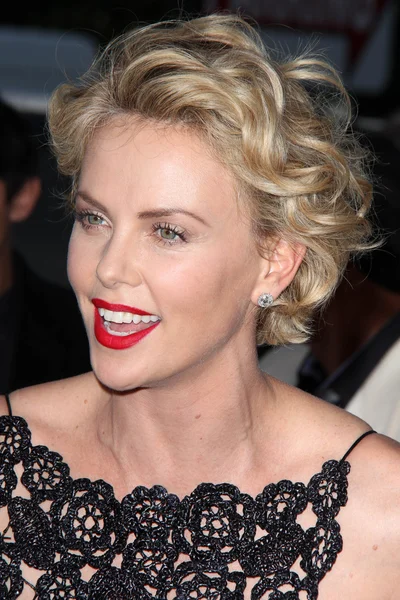 Charlize Theron Ordförande — Stockfoto