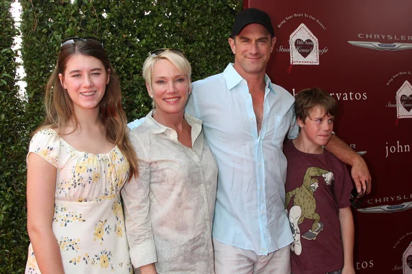 Christopher Meloni e família — Fotografia de Stock