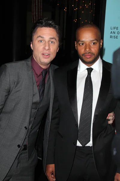 Zach braff en donald faison — Stockfoto