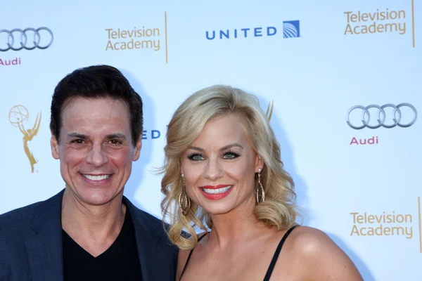 Christian LeBlanc e Jessica Collins — Fotografia de Stock