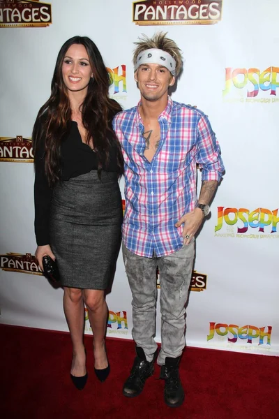 Angel Carter and  Aaron Carter — Stock Photo, Image