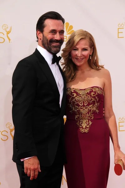 Jon Hamm, Jennifer Westfeldt — Stock Photo, Image