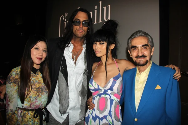 Alice Aoki, Matt Hannon, Bai Ling e Peter Palian — Fotografia de Stock