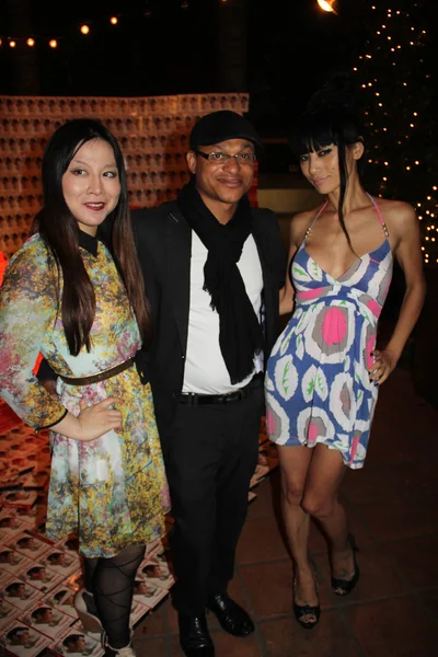 Clinton H.Wallace e Bai Ling — Fotografia de Stock