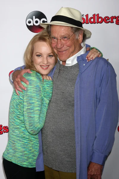 Wendi McLendon-Covey and George Segal — Stock Photo, Image