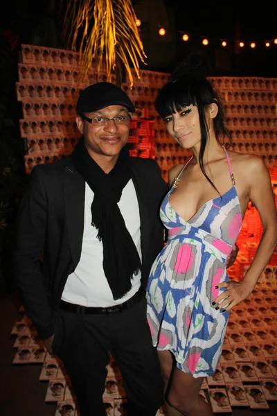 Clinton H.Wallace and Bai Ling — Stock Photo, Image