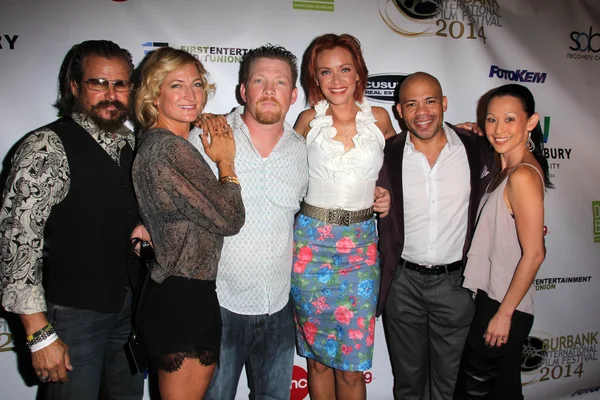 Christopher Ray, Zoe Bell, Gerald Webb, Nicole Bilderback, Kristanna Loken, Tim Abell — Stockfoto