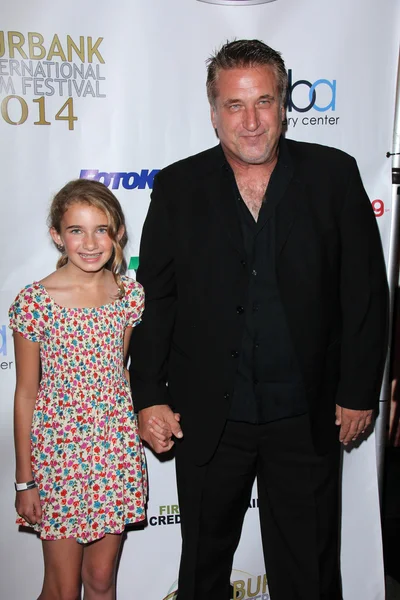 Angelina mann en daniel baldwin — Stockfoto