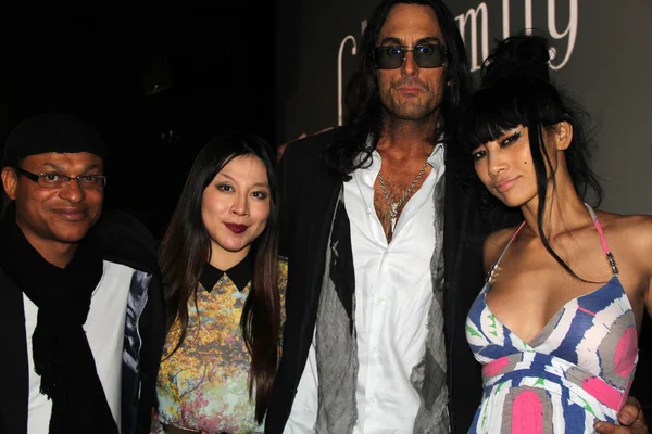 Clinton H. Wallace, Alice Aoki, Matt Hannon e Bai Ling — Fotografia de Stock