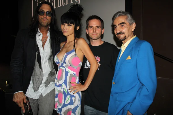 Matt Hannon, Bai Ling, Rich Mallery and Peter Palian — Stock Photo, Image