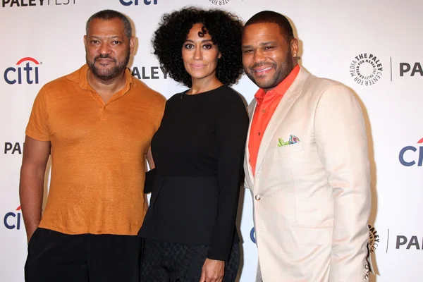 Lawrence fishburne, tracee ellis ross a anthony anderson — Stock fotografie