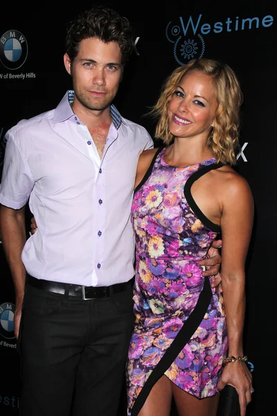 Drew Seeley and Amy Paffrath — Stock Photo, Image