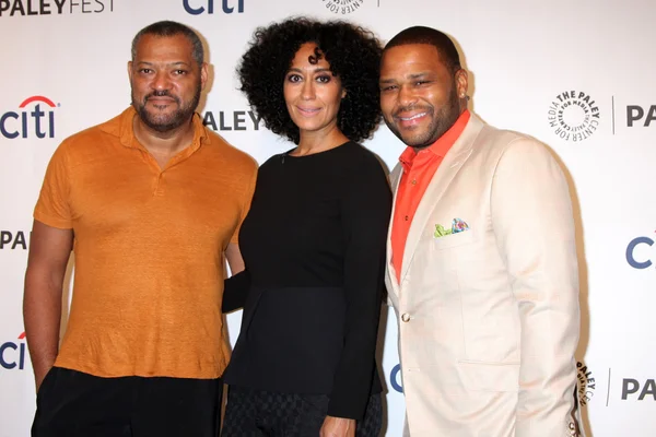 Lawrence fishburne, tracee ellis ross i anthony anderson — Zdjęcie stockowe