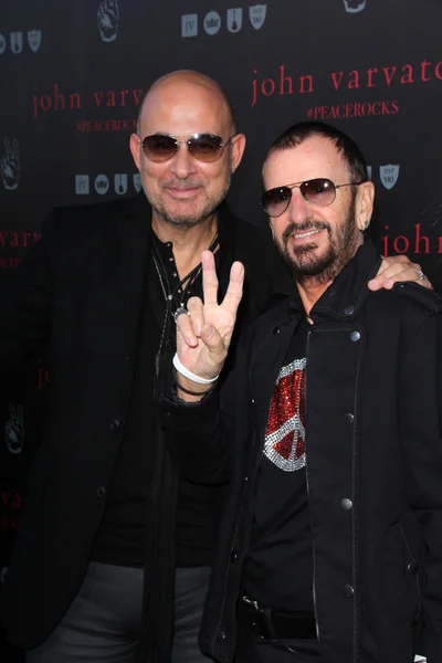 John varvatos och ringo starr — Stock fotografie