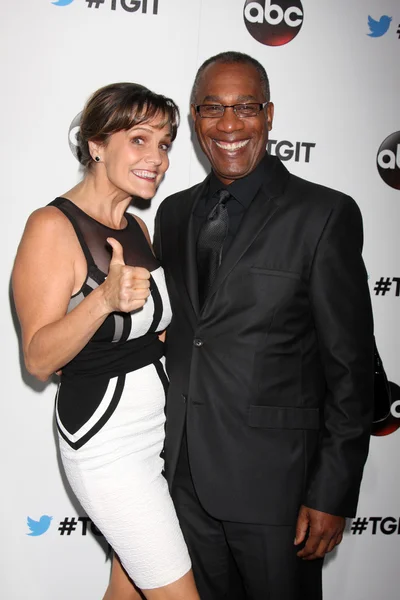 Nora Chavooshian and Joe Morton — Stock Photo, Image