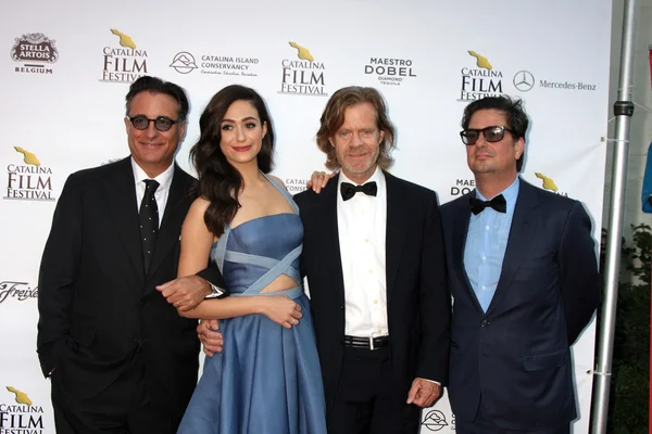Andy Garcia, Emmy Rossum, William H. Macy e Roman Coppola — Fotografia de Stock