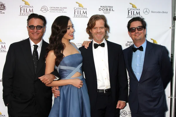 Andy Garcia, Emmy Rossum, William H. Macy y Roman Coppola — Foto de Stock