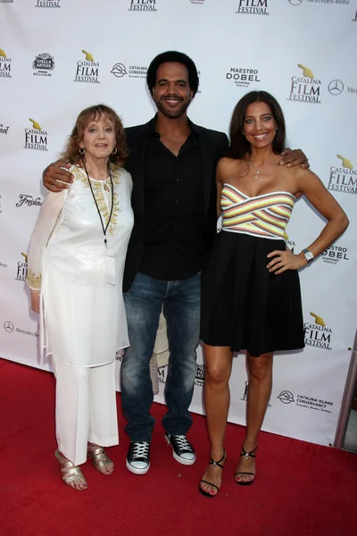 Maria St. John, Kristoff St. John and Dana Derrick — Stock Photo, Image