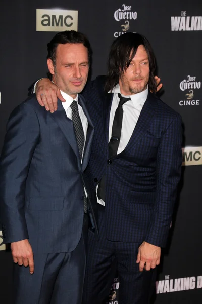 Andrew Lincoln and Norman Reedus — Stock Photo, Image