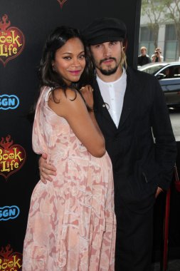 Zoe Saldana ve Marco Perego