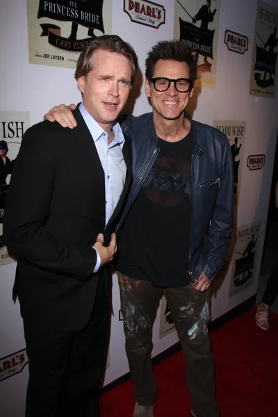 Cary Elwes, Jim Carrey — Stock Fotó