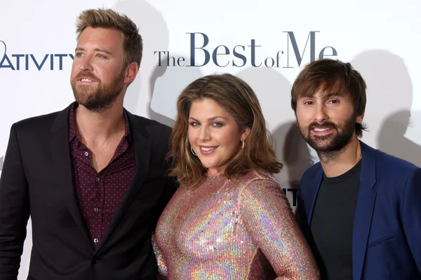 Charles kelley, hillary scott, Dave'a Haywooda, lady antebellum — Zdjęcie stockowe