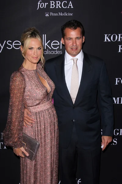 Molly Sims, Scott Stuber — Stock Photo, Image