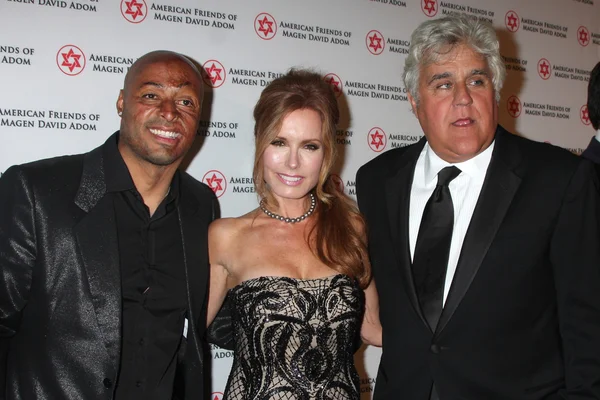 JR Martinez, Tracey Bregman, Jay Leno — Stock Photo, Image