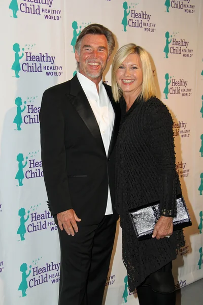 Olivia Newton-John and John Easterling — Stock Photo, Image