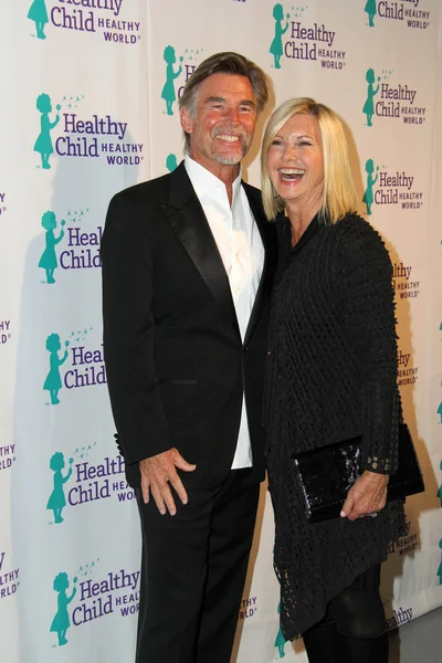 Olivia newton-john und john easterling — Stockfoto